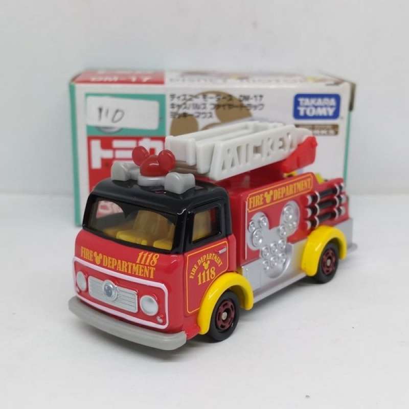 Jual Tomica Disney Motor Dm-17 Capsals Fire Truck Mickey Mous