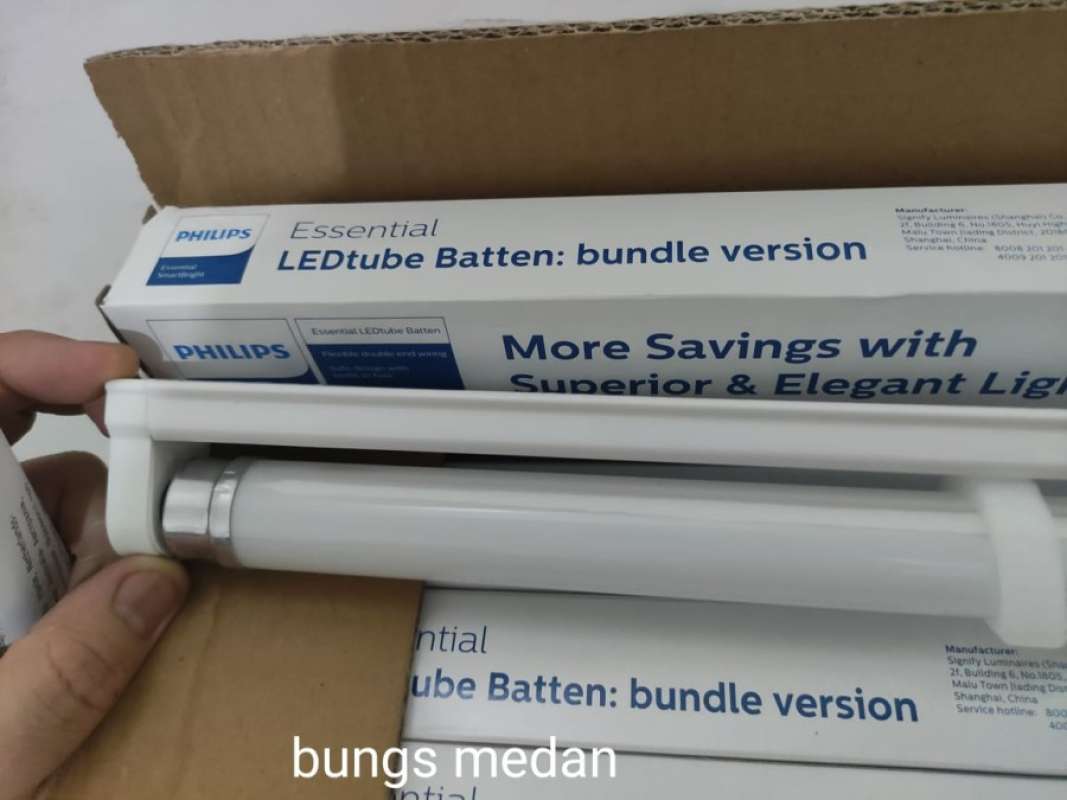 Lampu LedTube T8 BN015C TL LED 16w 16 Watt Philips ECOFIT KAP SET