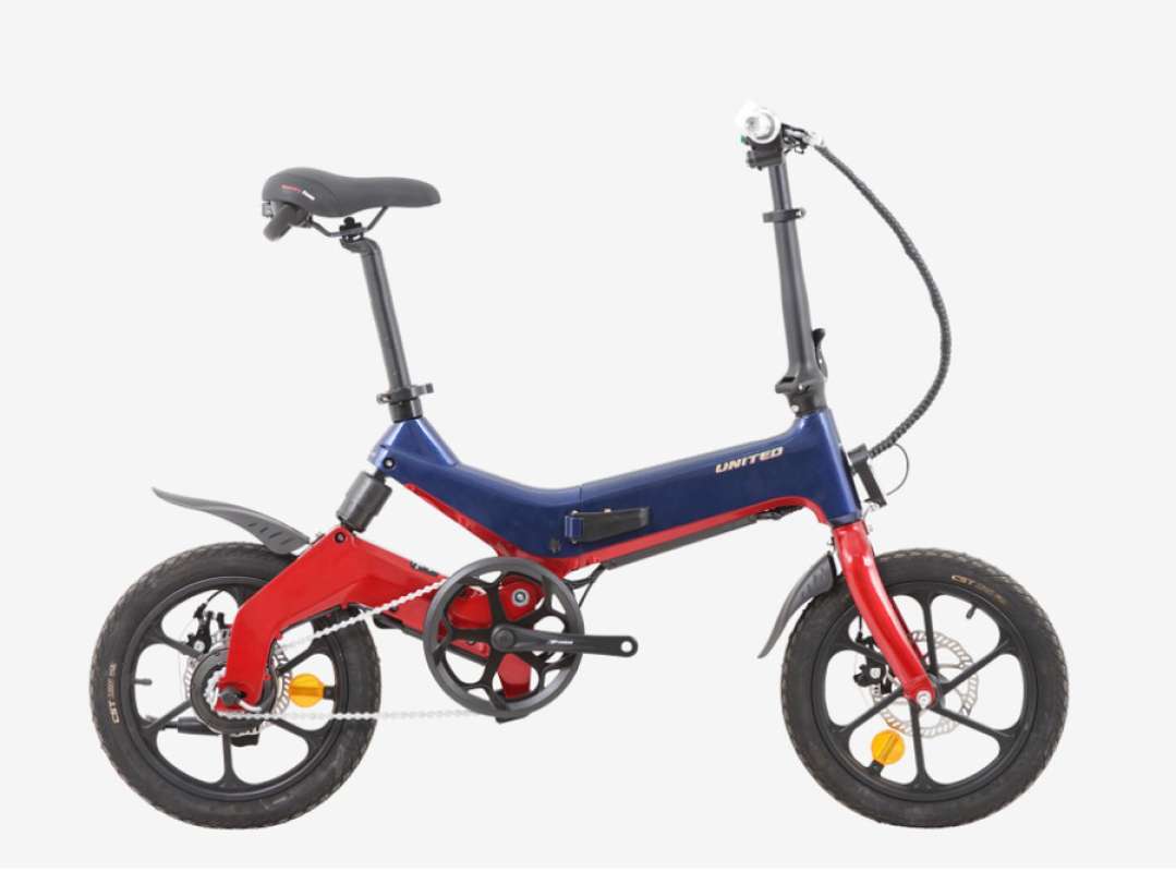 United electric folding outlet bike