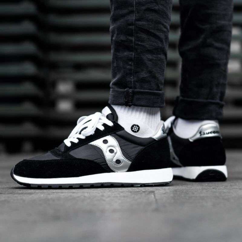 saucony jazz original vintage black white