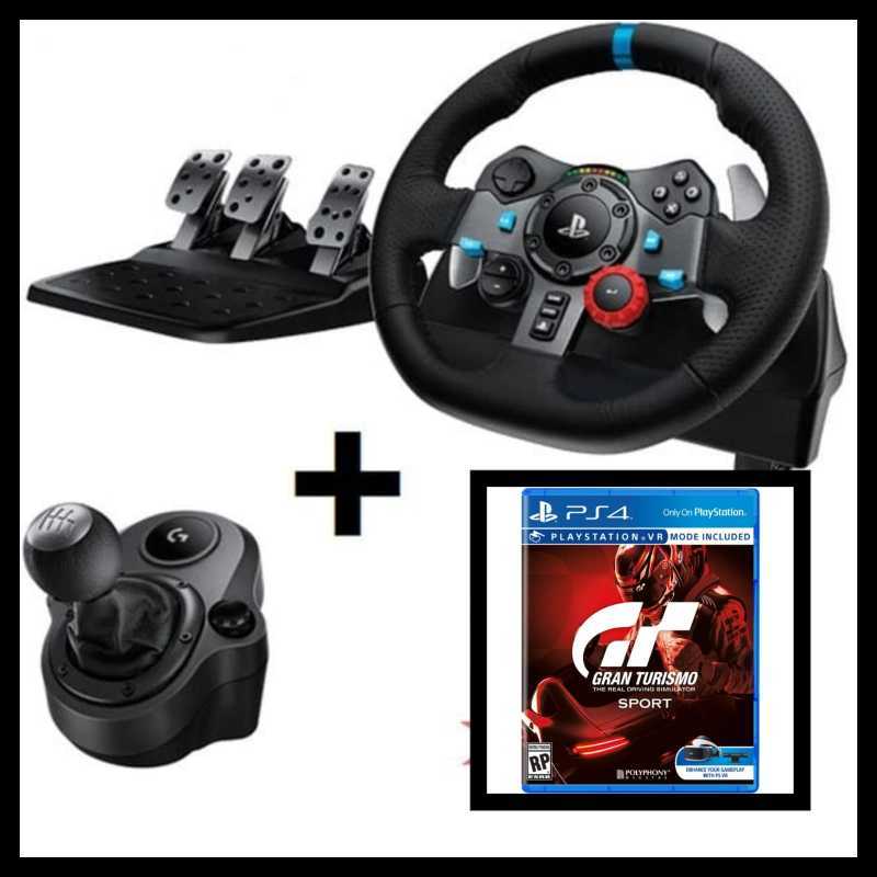 Racing Wheel Logitech G29 Driving Force Dan Shifter Bonus BD PS4 GT
