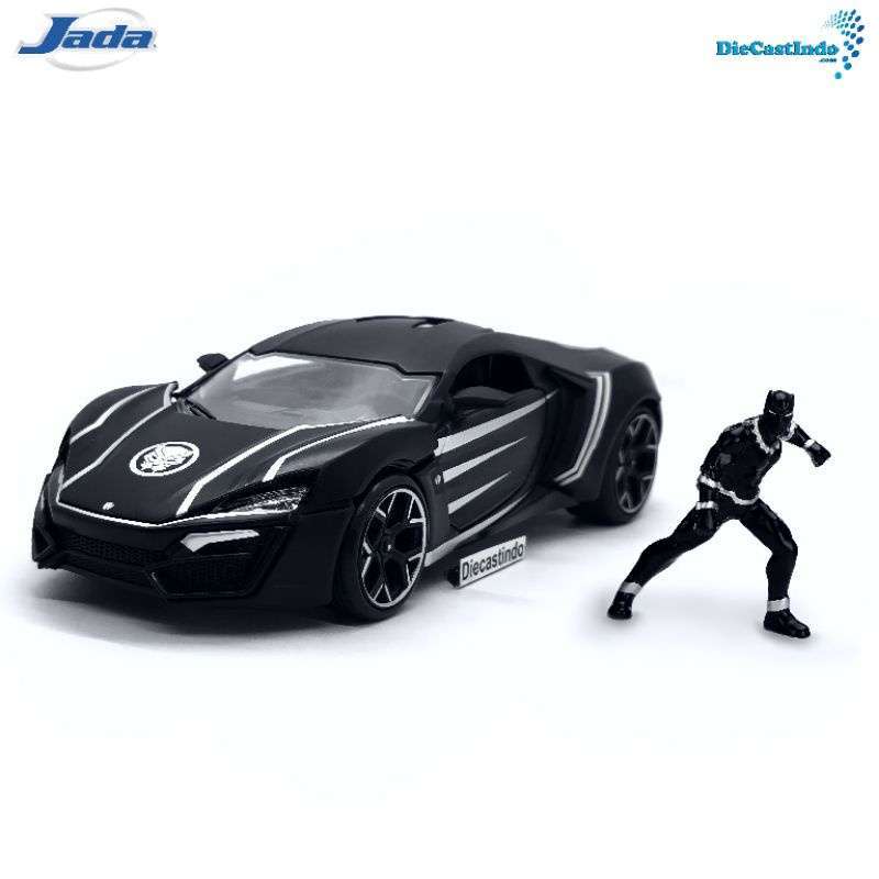 Jual Jada 1:24 - Marvel Lykan Hypersport With Black Panther Figure