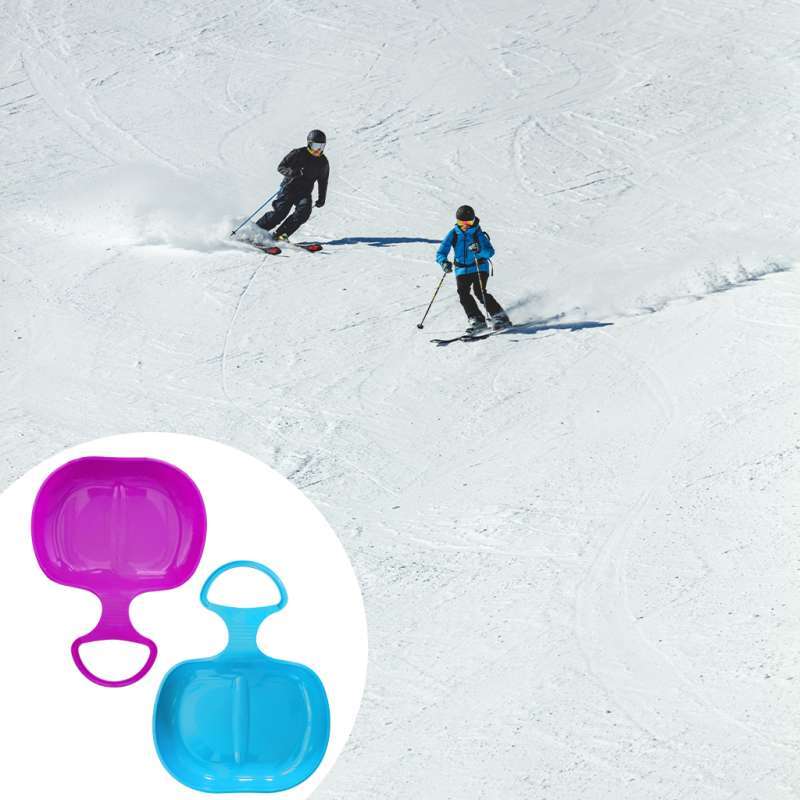 Promo 2pcs Snow Sledges Toboggan 