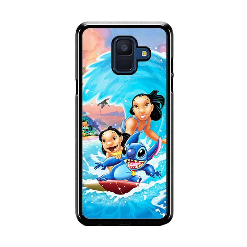 Flazzstore Lilo Stitch Wallpaper Y0764 Premium For Casing Samsung Galaxy A6 2018