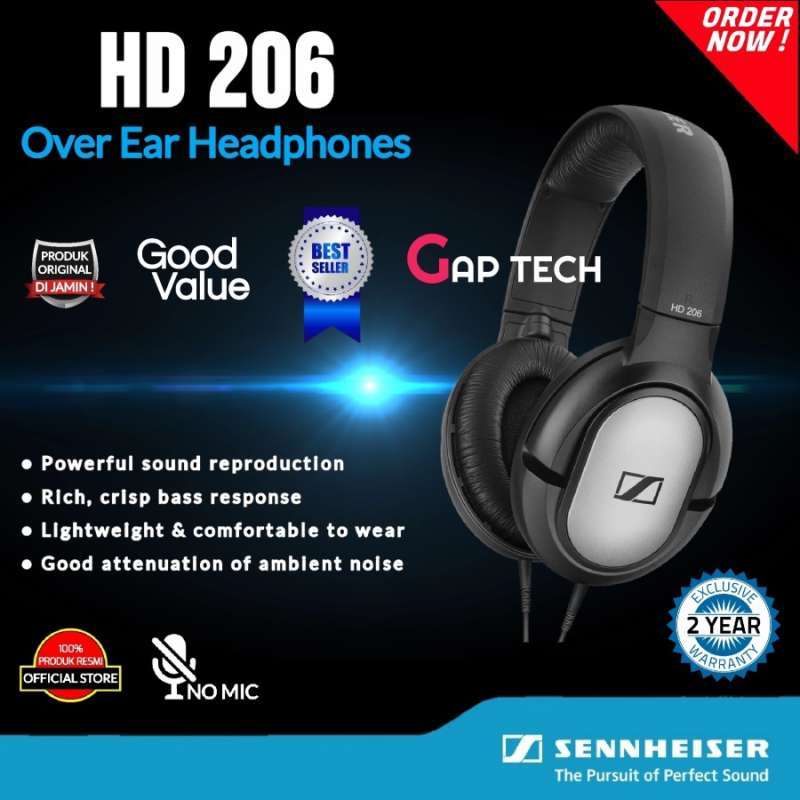 Jual Sennheiser HD 206 Closed-Back Over 