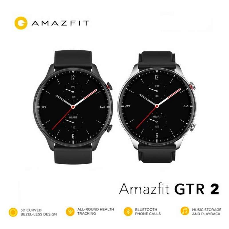 Xiaomi Amazfit Amazfit Gtr Plata Jam Tangan Xiaomi Smart Watch Gtr - Main Image