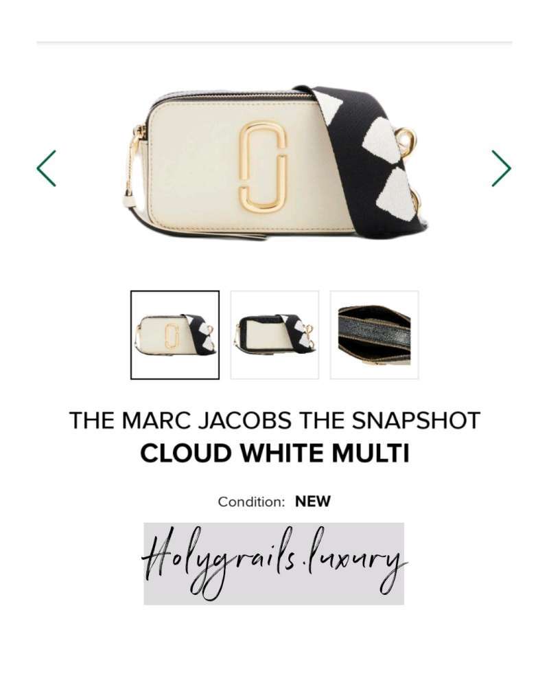 Marc jacobs snapshot clearance cloud white multi