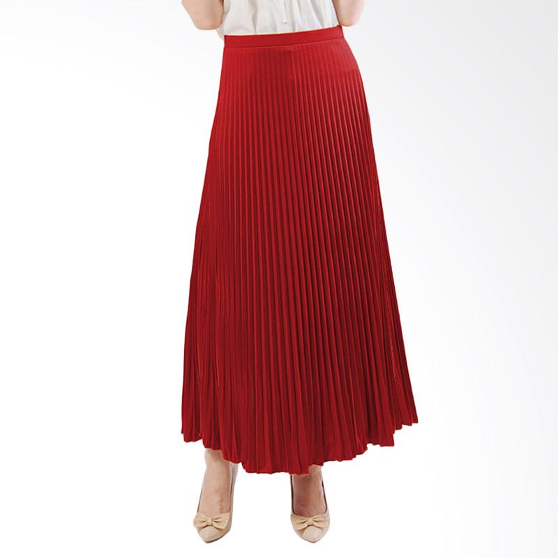 pleated long skirts