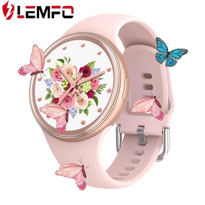 Promo Lemfo J2 Smart Watch Wanita HD Layar Sentuh Penuh IP68 Tahan Air DIY  Dial Wanita Smart Watch Wanita 15 Hari Siaga Android di Seller JUNGUAN  Official Store - China | Blibli