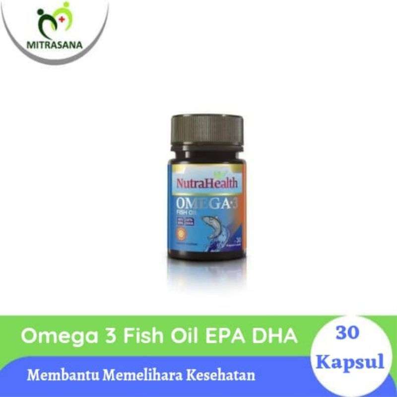 Jual Nutrahealth Omega 3 Fish Oil 18% EPA 12% DHA @30KPS di Seller  Mitrasana - Kota Jakarta Utara, DKI Jakarta | Blibli