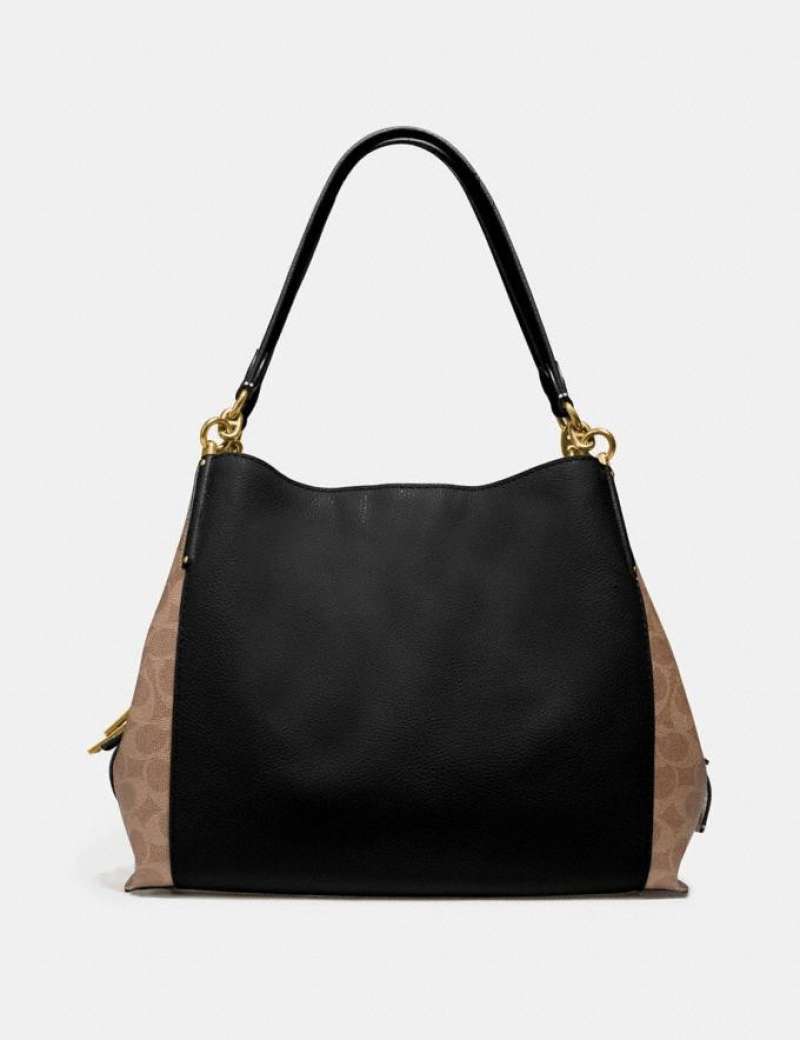 Signature Canvas Coach Signature Dalton 31 Shoulder Bag Coach Bag