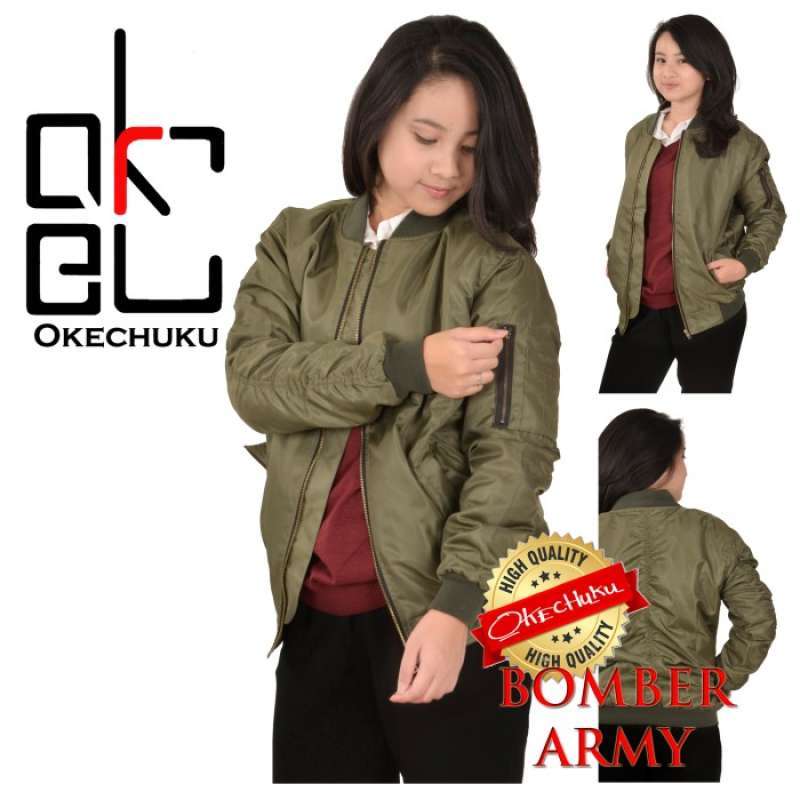 Jaket bomber pilot army shop