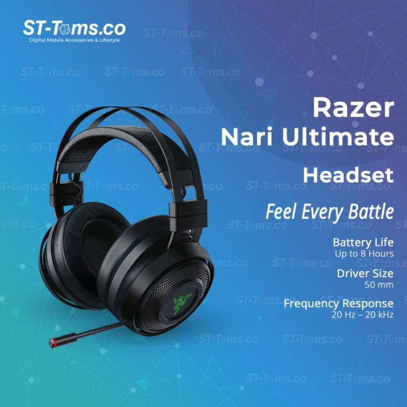 Jual Razer Nari Ultimate Wireless Gaming Headset di Seller ST-Toms - Kota  Jakarta Utara, DKI Jakarta | Blibli