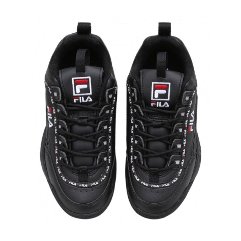 fila disruptor 2 tapey tape white black