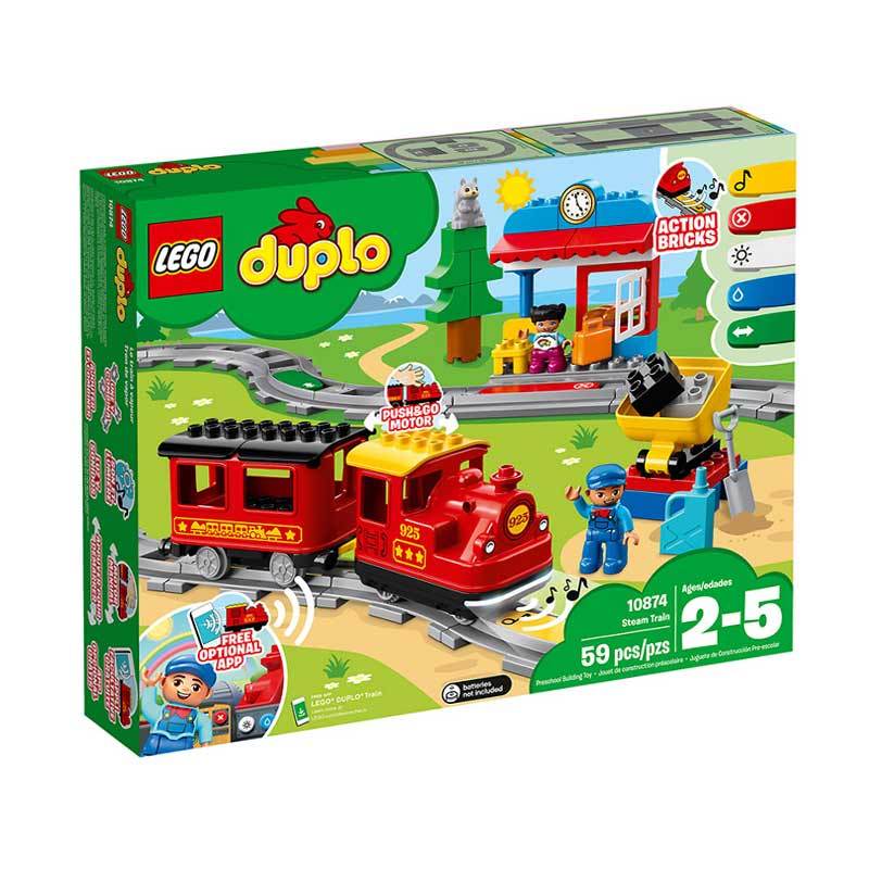 LEGO Duplo 10874 Steam Train Blocks Stacking Toys