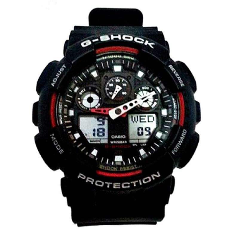 Promo CASIO ORIGINAL CASIO G SHOCK GA 100 1A4 JAM TANGAN PRIA