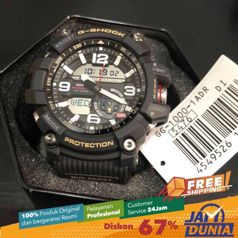 Promo CASIO ORIGINAL - CASIO G-SHOCK MUDMASTER GG-1000-1A - JAM TANGAN PRIA  JAM PRIA - RUBBER G SHOCK GSHOCK CASIO GG 1000 1A 1000 GG1000 di Seller  JAMDUNIA Official Store - Kota