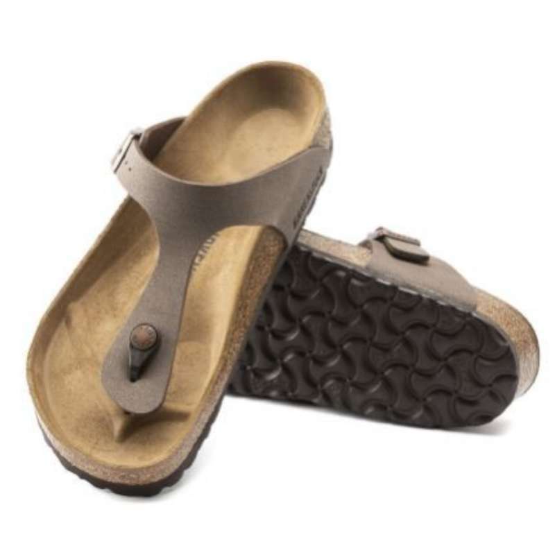 Promo Sandal Birkenstock Gizeh Birko Flor Unisex Original Mocca