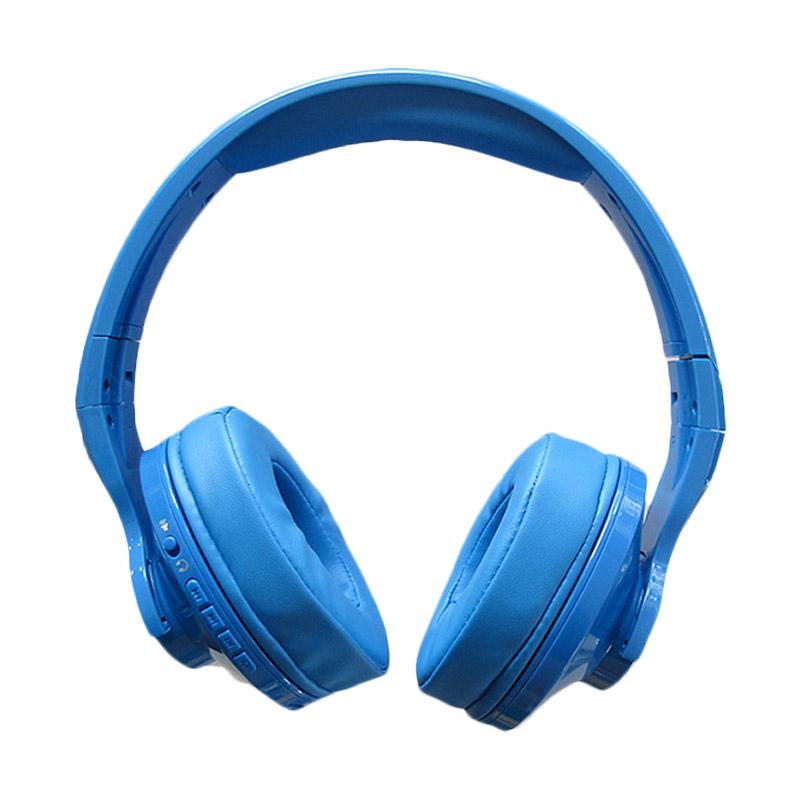 Jual Alfalink Bth 330 Plus Bluetooth Headset Blue Di Seller