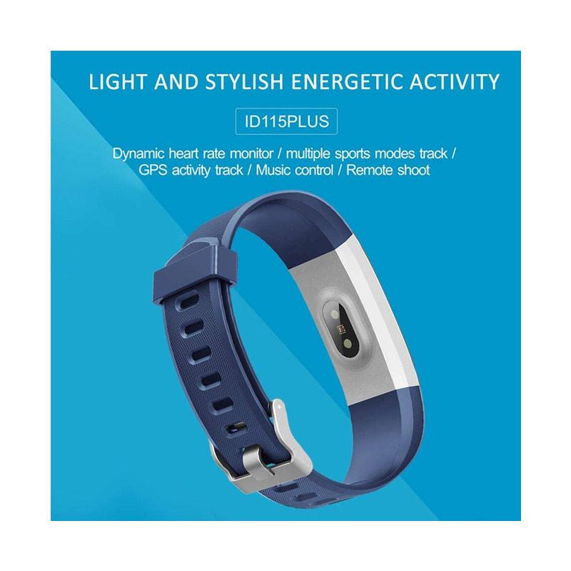 Promo Best Id115plus Hr Smart Bracelet Fitness Tracker For Men Or