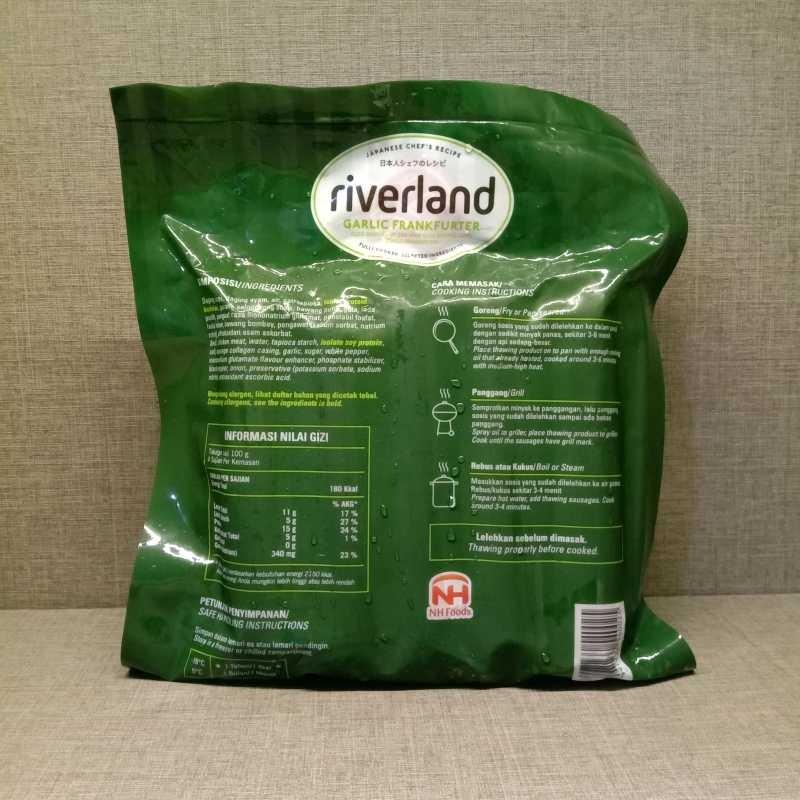 Riverland Garlic Frankfurter Sausage / Sosis Ala Jepang 360gr