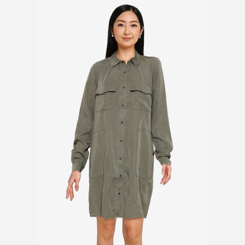 Superdry Tencel Oversized Shirt Dress 