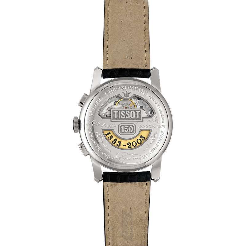 Jual TISSOT Heritage 150th Anniversary T66.1.722.31 Chronograph Silver Dial  Black Leather Strap [Machtwatch] di Seller Machtwatch - Kota Jakarta Barat,  DKI Jakarta | Blibli