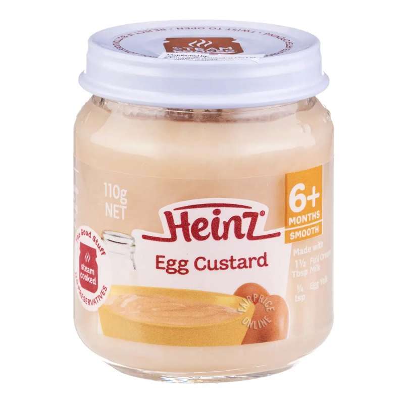 Egg custard and rice baby food top