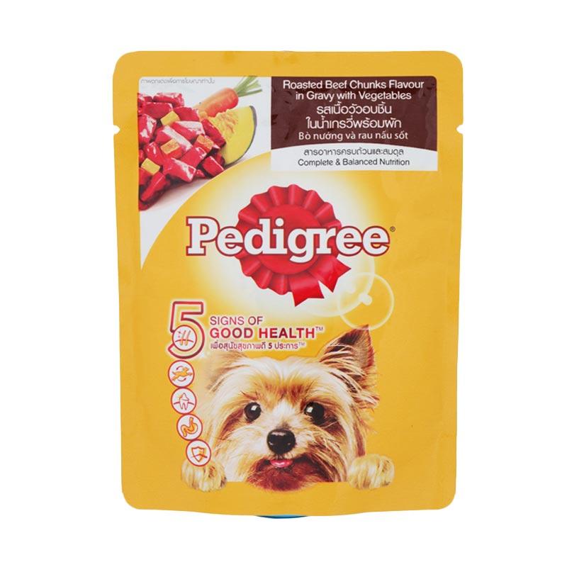 pedigree beef chunks in gravy