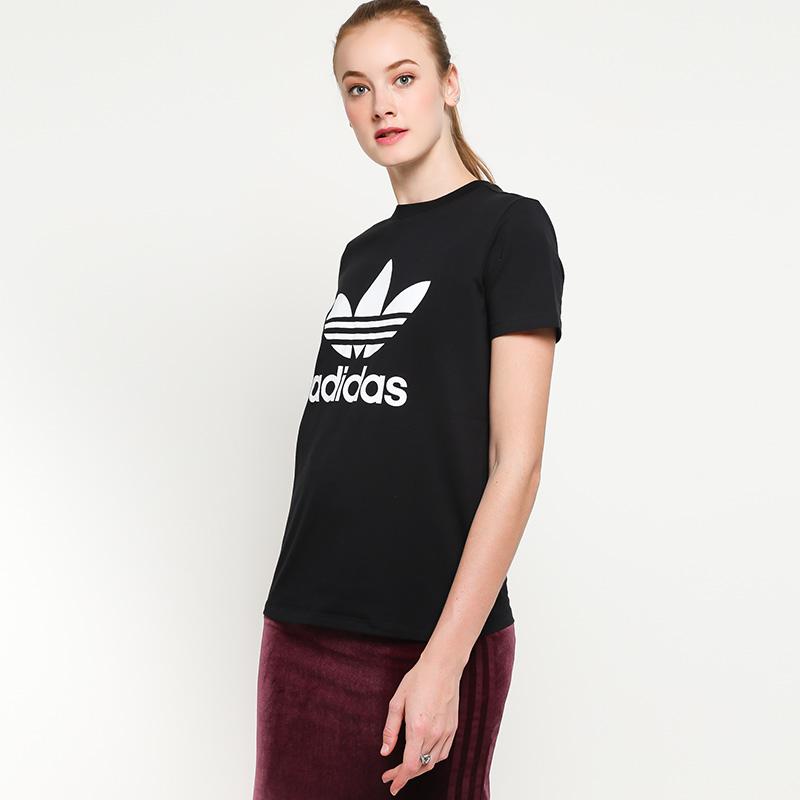 Jual adidas Originals Women Trefoil Tee Baju Olahraga Wanita