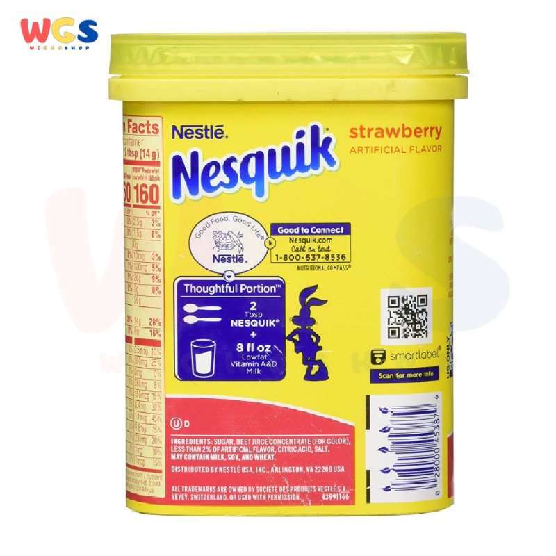 Jual Nestle Nesquik Classic Taste Strawberry Powder Drink Mix ...