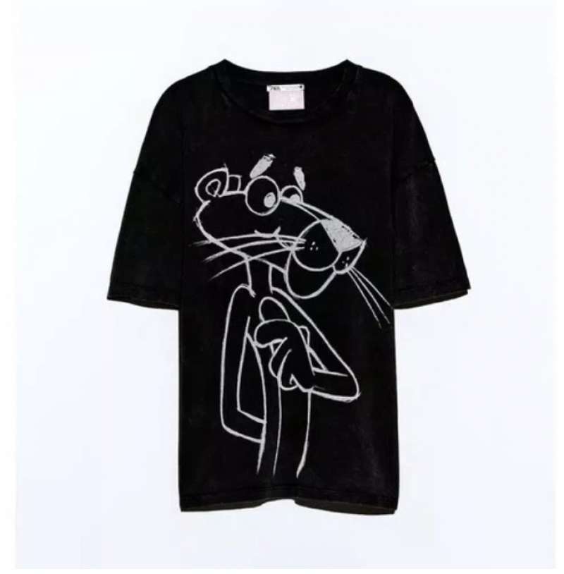 Zara pink panther 2025 shirt