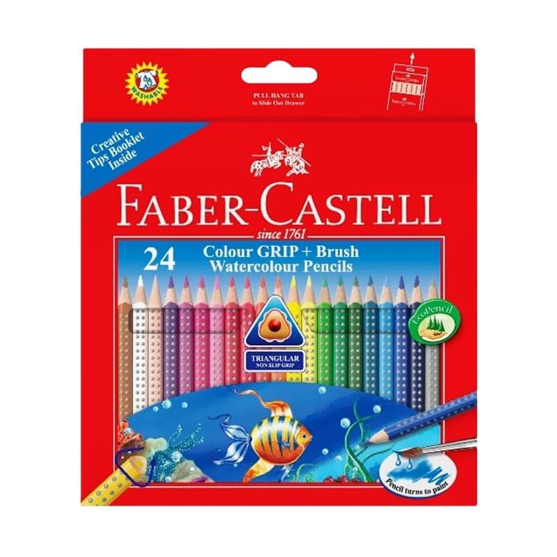 Jual Faber Castell Colour Grip Watercolour Pencils 24L For Kids Peralatan Menggambar Di Seller Faber-Castell - Kota Jakarta Barat, Dki Jakarta | Blibli