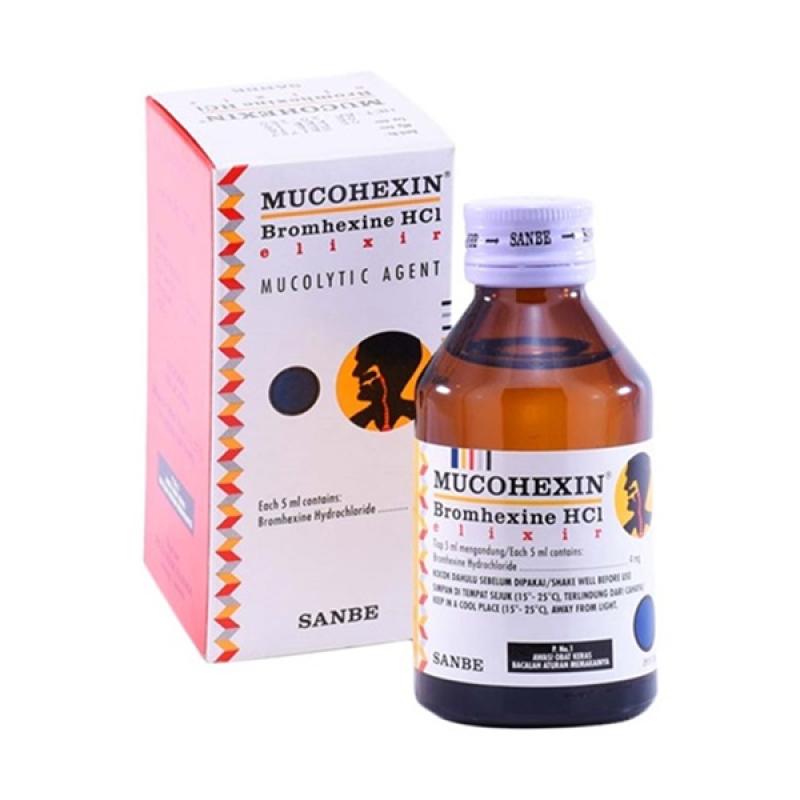 Jual Sanbe Farma Mucohexin Sirup Obat Batuk Berdahak 120 Ml