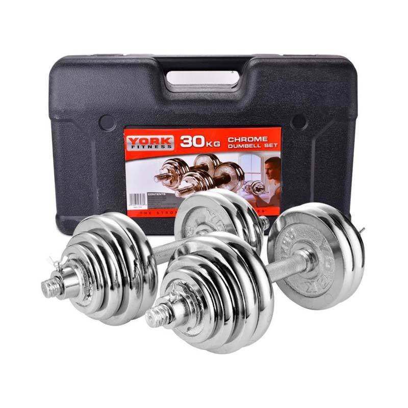 Promo BG Sport Dumbell Barbel Set Alat Angkat Beban 30 Kg Tiang