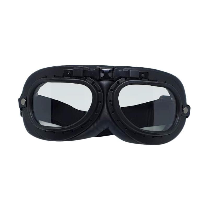 Snail Helmet Goggle Classic Clear Visor Kacamata Motor - Clear