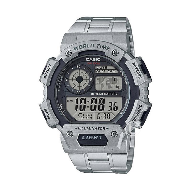 Jam tangan top casio illuminator original