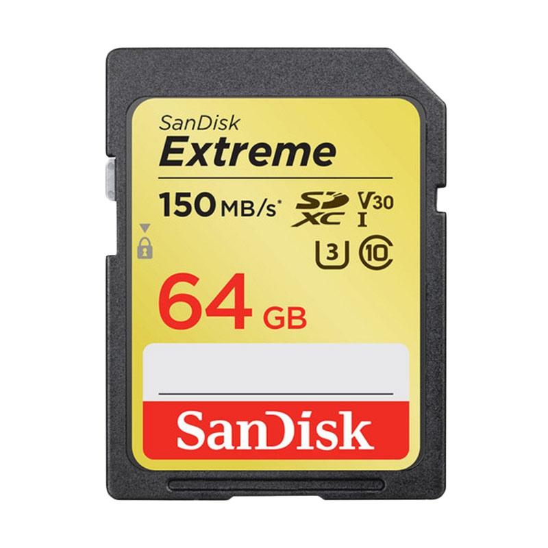 Jual Sandisk Extreme Sdcard 64gb 150mbps Sdxc 64 Gb 150 Mbps Uhs I Memory Card Online November 2020 Blibli