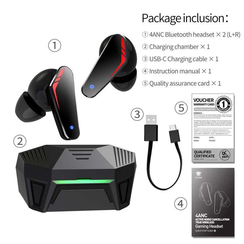 Promo PLEXTONE 4ANC TWS Gaming Earphone 