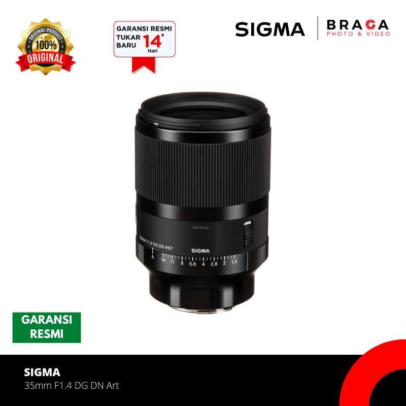 Braga Photo Video Sigma 35mm DG DN Art Lens for Sony
