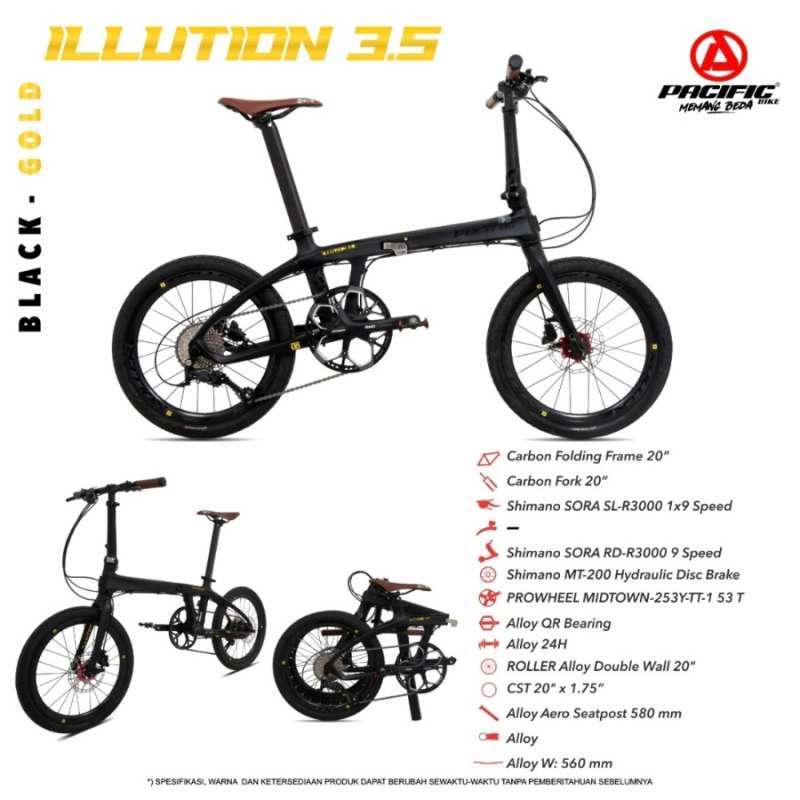 Frame carbon hotsell sepeda lipat