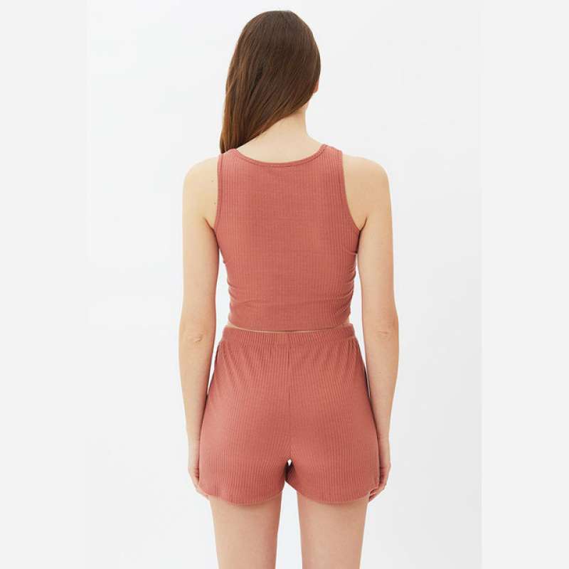 Jual Trendyol Button Crop Top and 