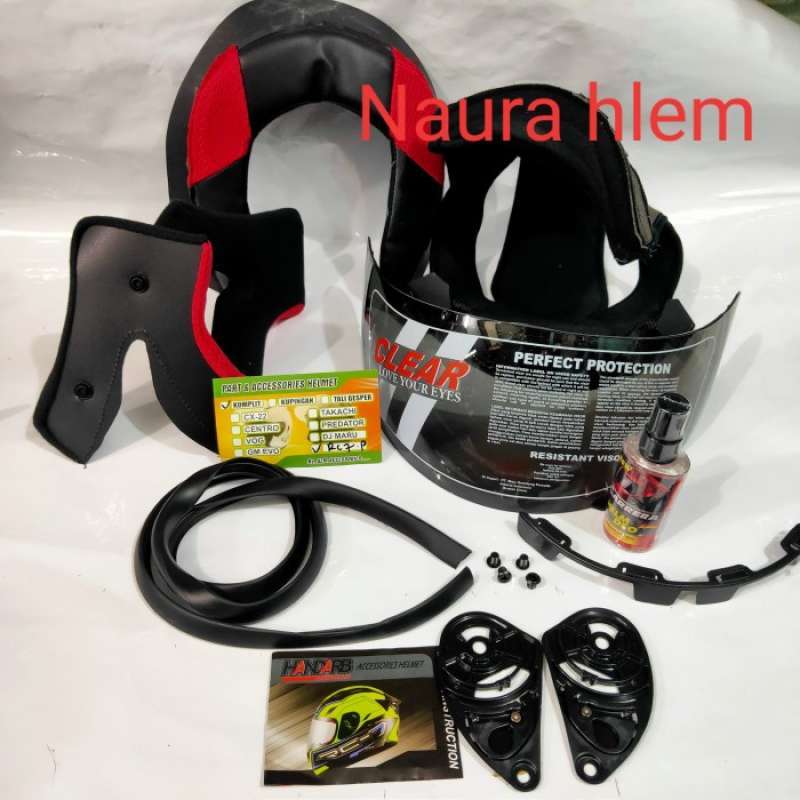 Promo BUSA HELM KYT RC7 PAKET KOMPLIT 