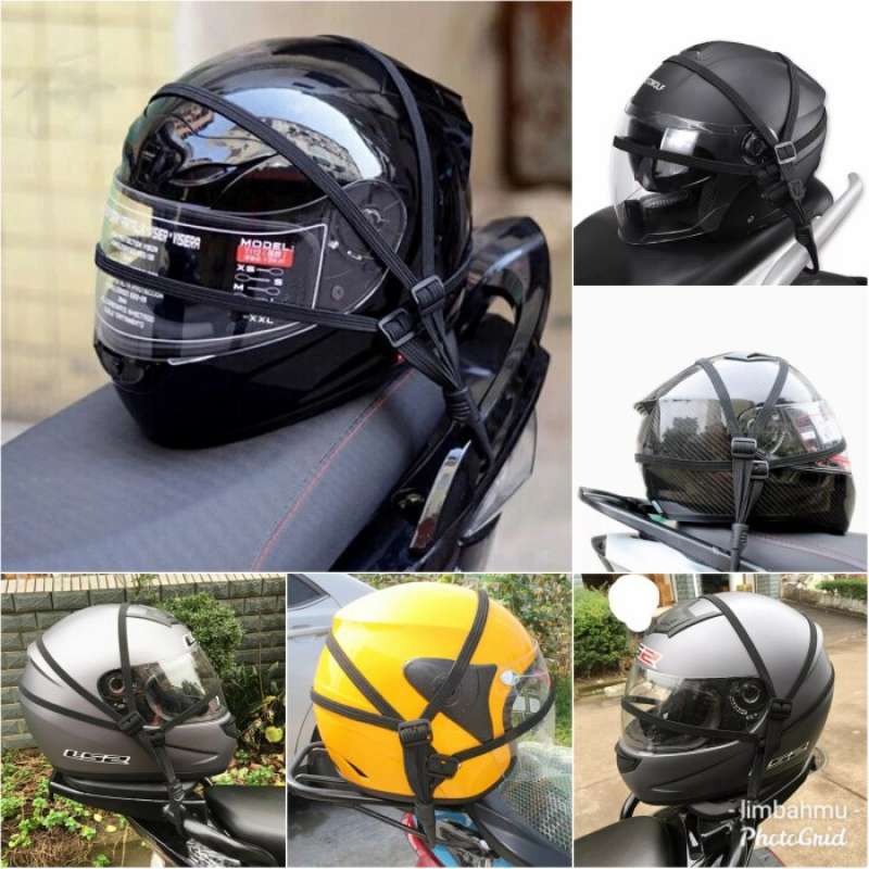 Jual SIMPLE UNIVERSAL TALI KARET RAK RACK HELM TAS MOTOR LUGGAGE STRAP 60CM  di Seller yuterbat - Indonesia | Blibli