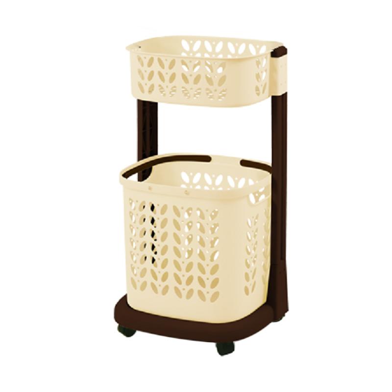 Jual Rovega Rlb 200 Laundry Basket 1 Rak Cream Online November 2020 Blibli Com