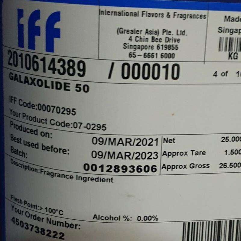 Jual Fixative Galaxolide IFF Pengawet Parfum 1 KG Fixatif di ...