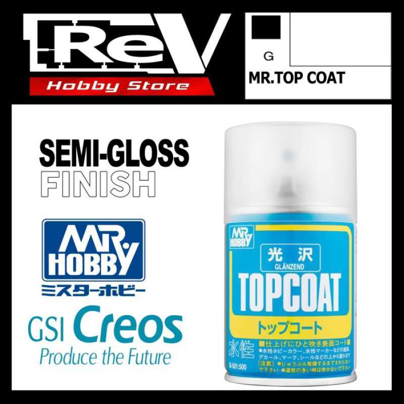 Jual Mr Hobby Top Coat Semi Gloss Mr Color Spray Can Cat Gundam