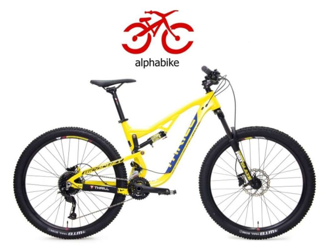 Jual SEPEDA GUNUNG MTB THRILL RICOCHET T120 5.0 17 L YELLOW