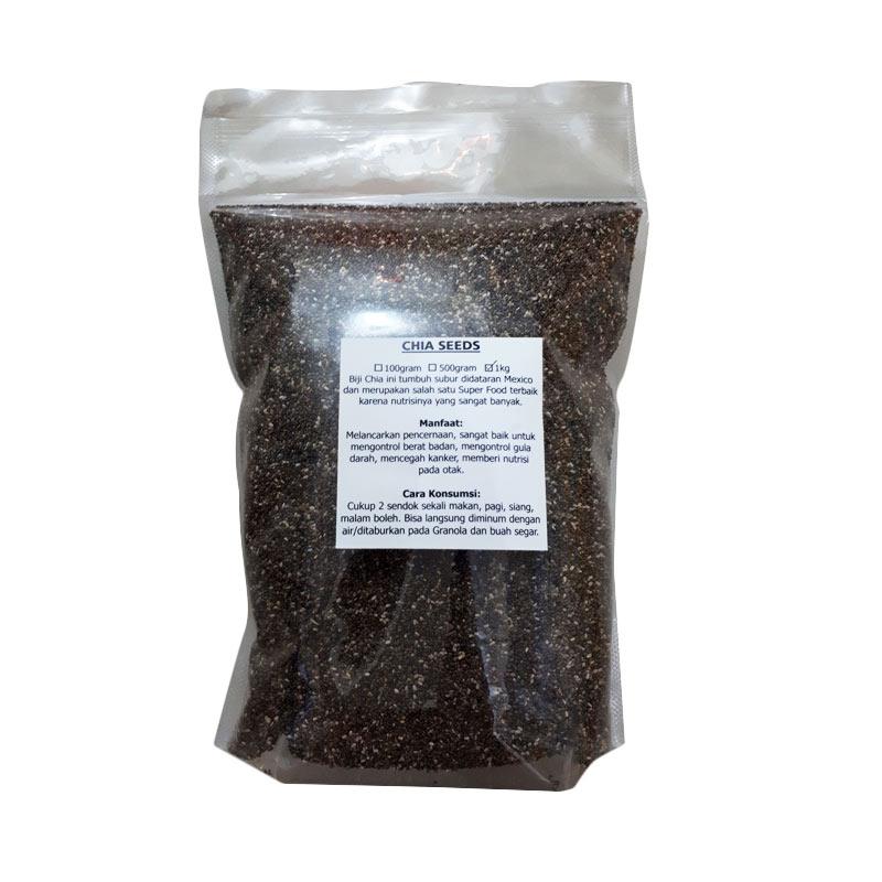 Jual Chiaseeds Black Chia Seed Organic 1 Kg Online Harga Kualitas Terjamin Blibli Com