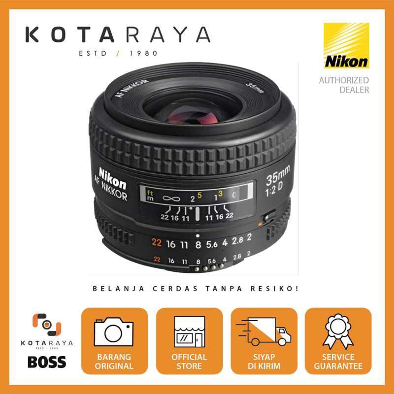 Jual Nikon Lens Af 35mm F/2 D Nikkor Garansi Resmi Di Seller